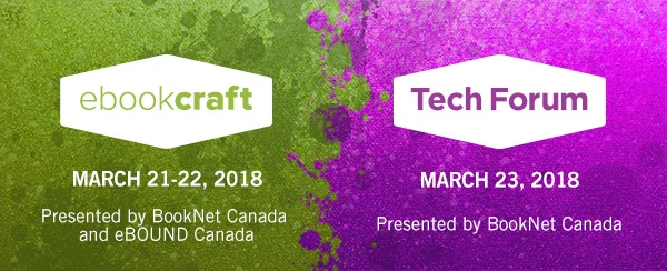 Tech Forum and ebookcraft 2018: Speaker announcements part four