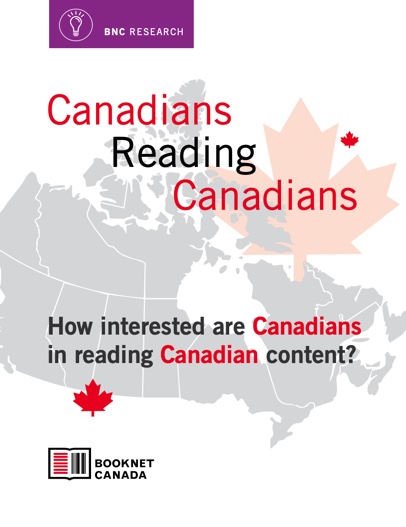 Cover of Canadians Reading Canadians. A publication by BookNet Canada