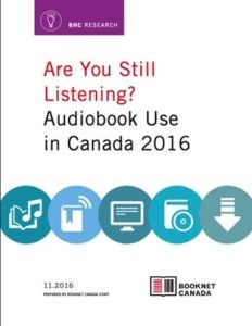 Are You Still Listening? Audiobook Use in Canada 2016
