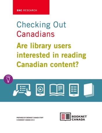 Cover of Checking Out Canadians. A publication by BookNet Canada