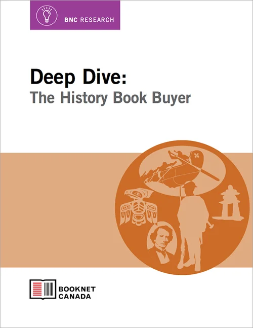 Cover of Deep Dive: The History Book Buyer. A publication by BookNet Canada