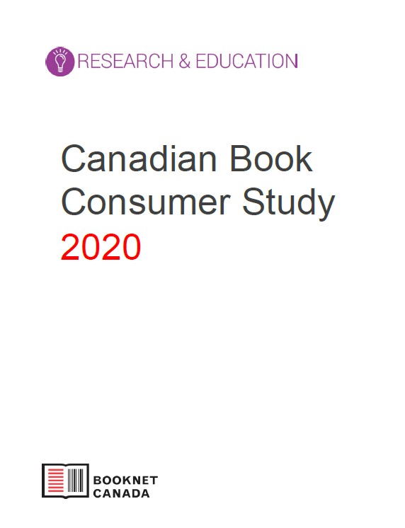 Cover of Canadian Book Consumer Study 2020. A publication by BookNet Canada